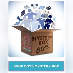 Baby Boy Clothing Mystery Box - 25 Items (Size 6-9 Months) for $30